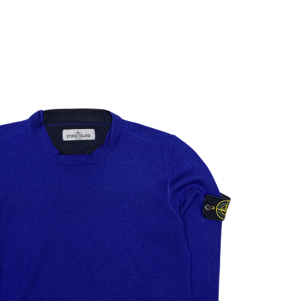 Stone Island 2012 Blue Lightweight Knitted Crewneck