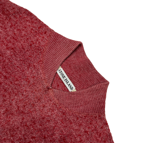 Stone Island Vintage 80's Pink Wool Pullover Jumper