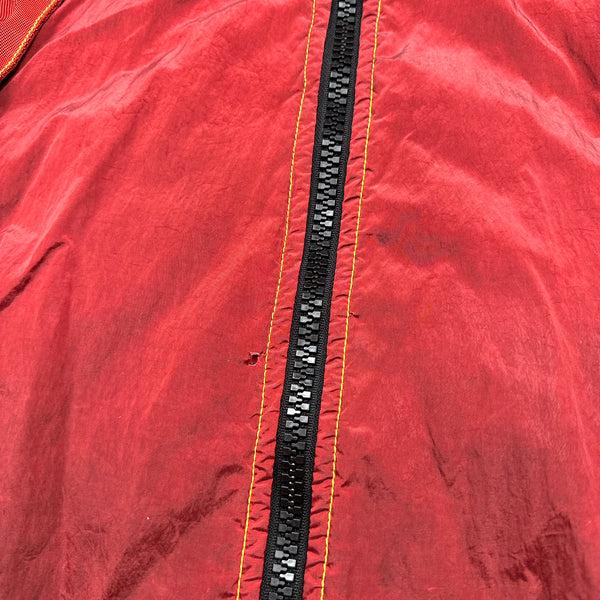 Stone Island 2010 Nylon Metal Shimmer Two Tone Red Jacket - Large