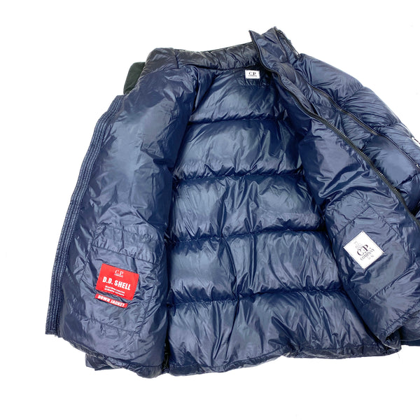 CP Company Dyed Down Navy Puffer Jacket