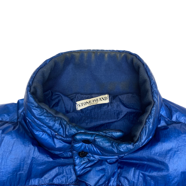 Stone Island Blue 2011 Garment Dyed Puffer Jacket