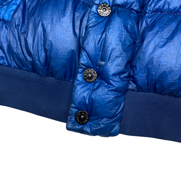 Stone Island Blue 2011 Garment Dyed Puffer Jacket