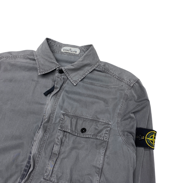 Stone Island 2017 Grey Cotton Overshirt