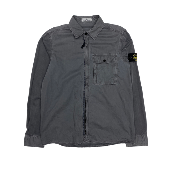 Stone Island 2017 Grey Cotton Overshirt