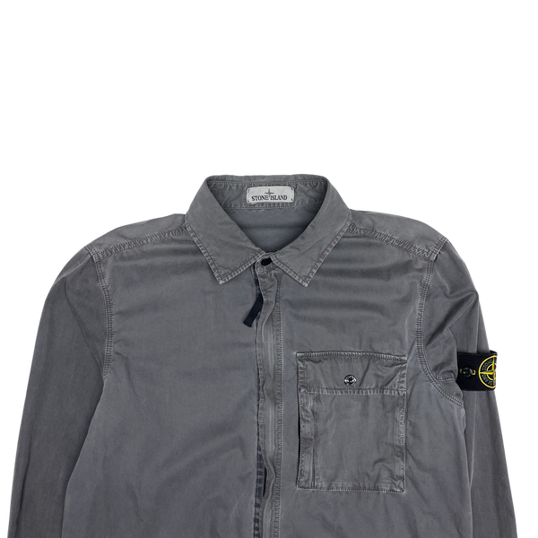 Stone Island 2017 Grey Cotton Overshirt