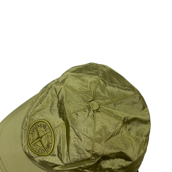 Stone Island Khaki Nylon Metal Cap