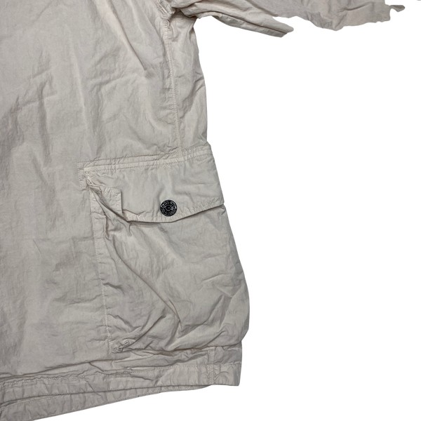 Stone Island 2019 Cream Cotton Overshirt