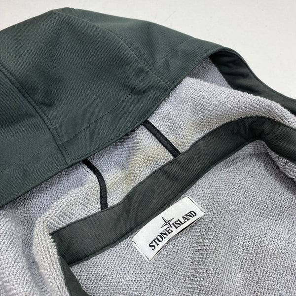 Stone Island Bottle Green Terry R Soft Shell Jacket