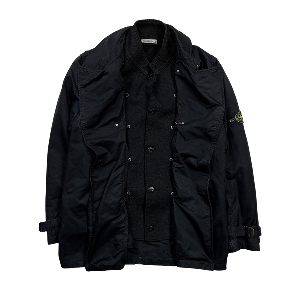 Stone Island 2008 Black David TC Dutch Rope Jacket - XL