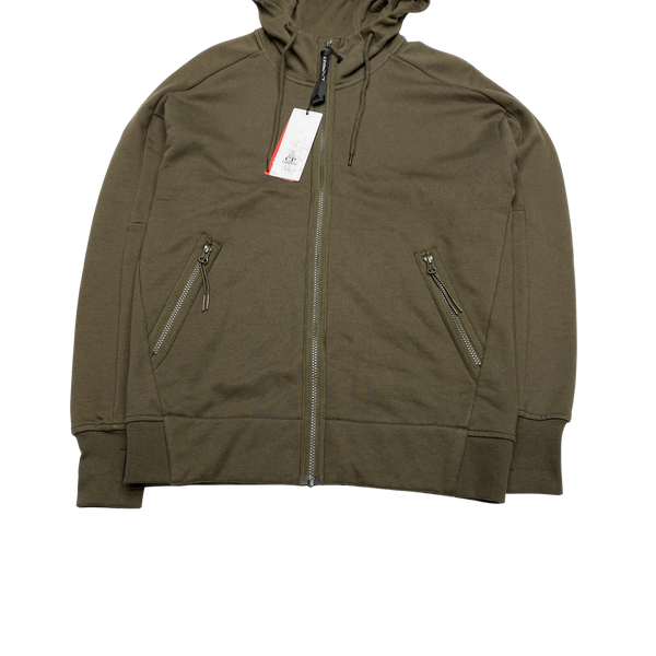 CP Company Khaki Goggle Cotton Hoodie