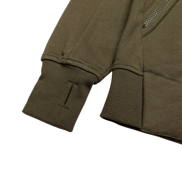 CP Company Khaki Goggle Cotton Hoodie