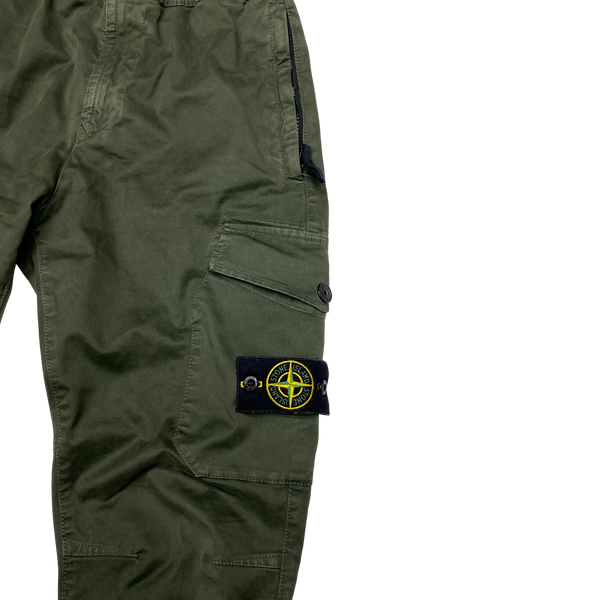 Stone Island 2020 Green RE T Cargo Trousers