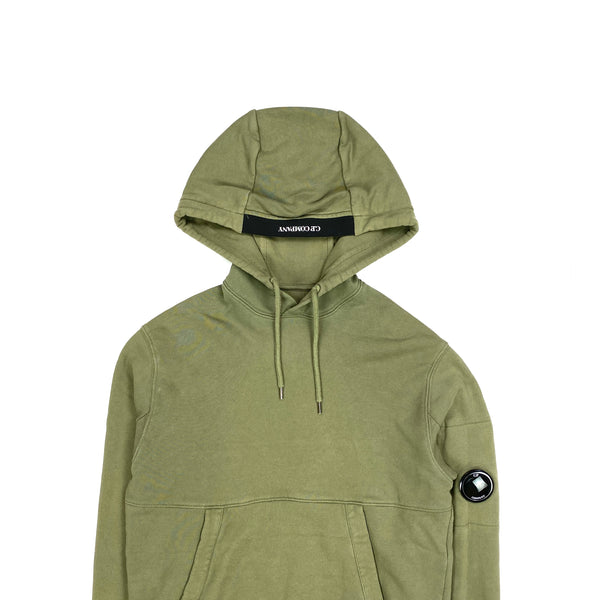 CP Company Olive Green Pullover Hoodie