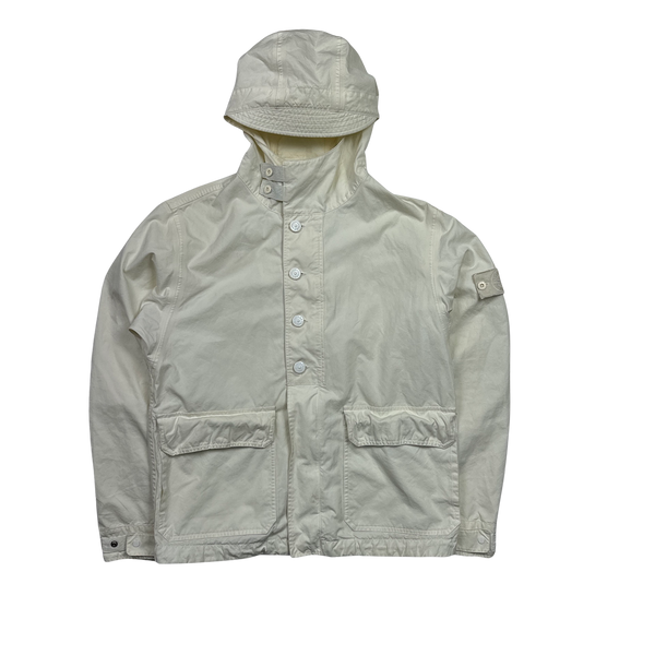 Stone Island 2012 White Ghost Ventile Jacket - Large