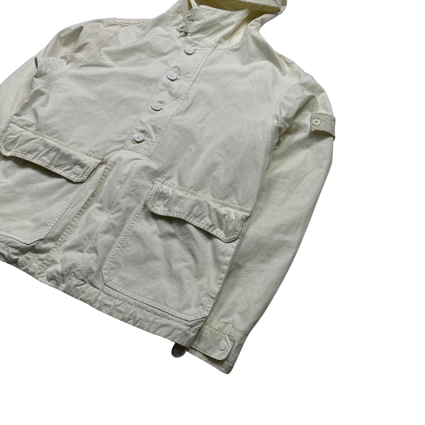Stone Island 2012 White Ghost Ventile Jacket - Large