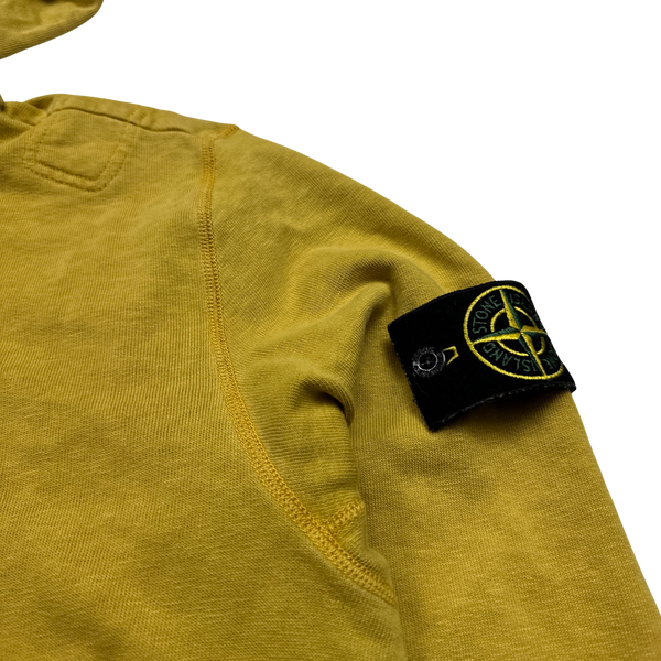 Stone Island 2018 Thick Cotton Zipped Hoodie - Large