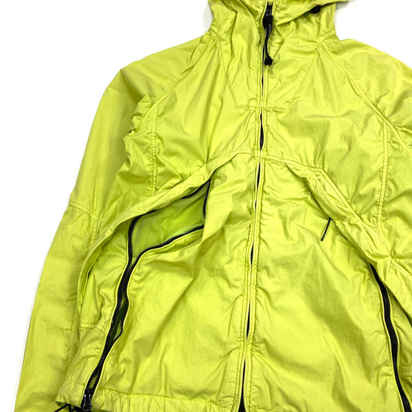 CP Company Lime Green 50.3 Goggle Jacket Mat s Island