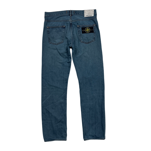 Stone Island Light Wash Regular Fit Jeans - 30"