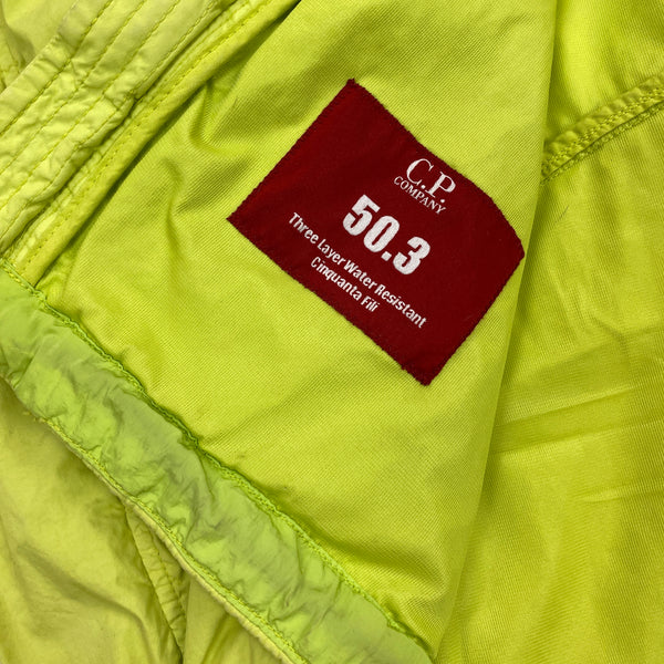 CP Company Lime Green 50.3 Goggle Jacket