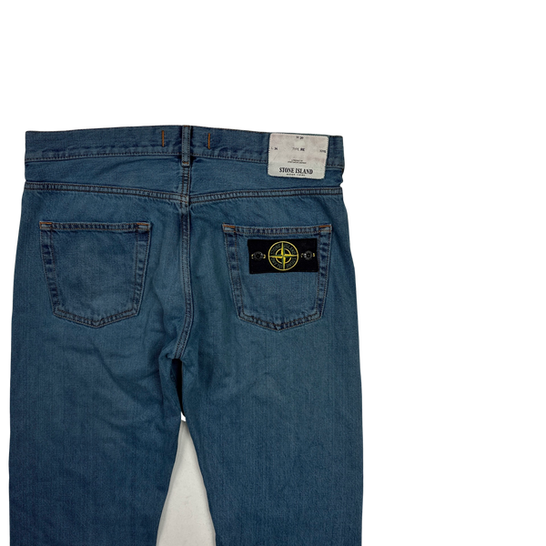 Stone Island Light Wash Regular Fit Jeans - 30"