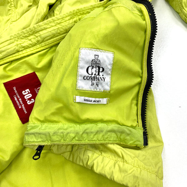 CP Company Lime Green 50.3 Goggle Jacket