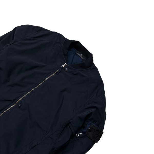 Stone Island 2014 Navy Shadow Project MA-1 Bomber Jacket - Medium