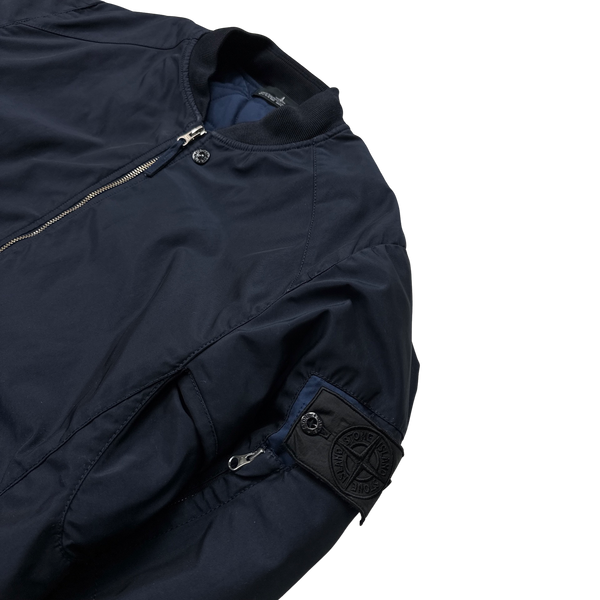 Stone Island 2014 Navy Shadow Project MA-1 Bomber Jacket - Medium