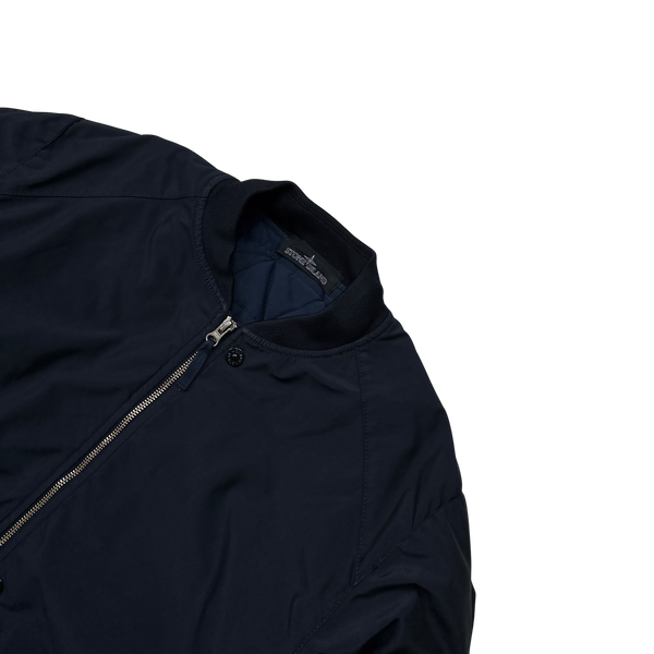Stone Island 2014 Navy Shadow Project MA-1 Bomber Jacket - Medium
