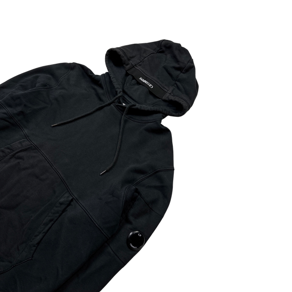 CP Company Black Lens Viewer Hoodie - Large