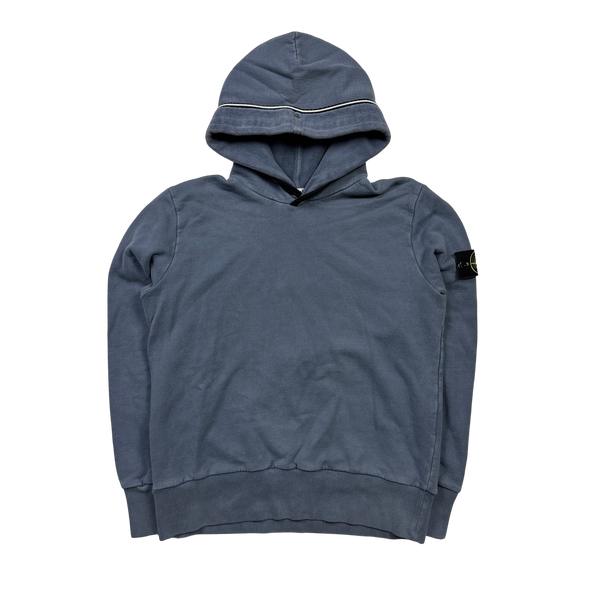 Stone Island 2010 Blue Pullover Hoodie - XL