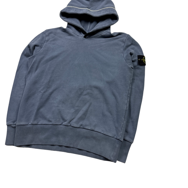 Stone Island 2010 Blue Pullover Hoodie - XL