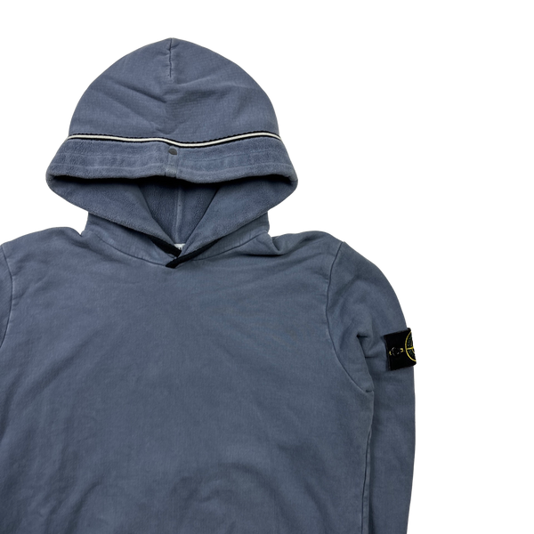 Stone Island 2010 Blue Pullover Hoodie - XL