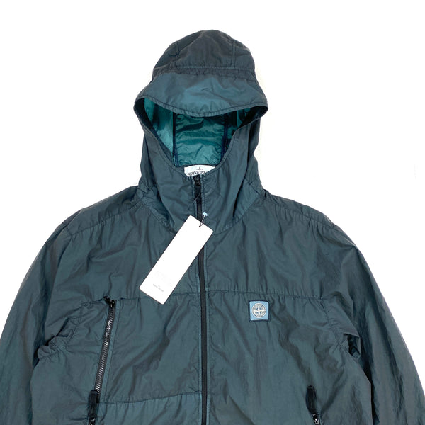 Stone island velour jacket discount