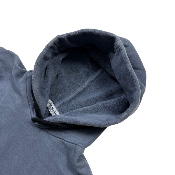 Stone Island 2010 Blue Pullover Hoodie - XL
