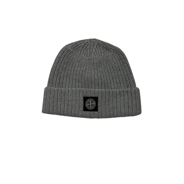 Stone Island 2018 Ribbed Wool Beanie Hat