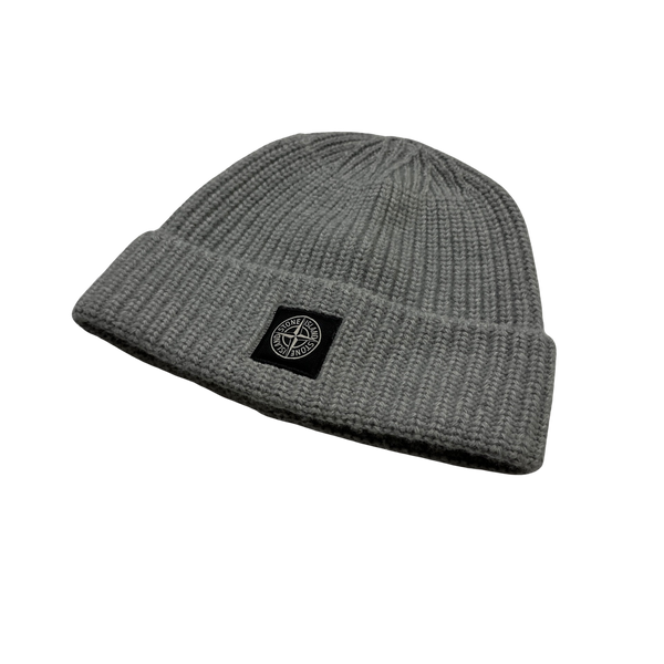 Stone Island 2018 Ribbed Wool Beanie Hat