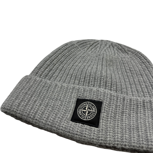Stone Island 2018 Ribbed Wool Beanie Hat