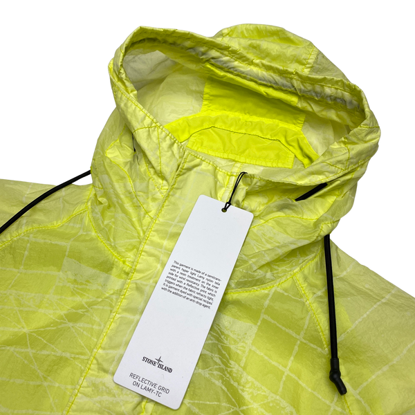 Stone Island Yellow Reflective Grid Lamy TC Jacket