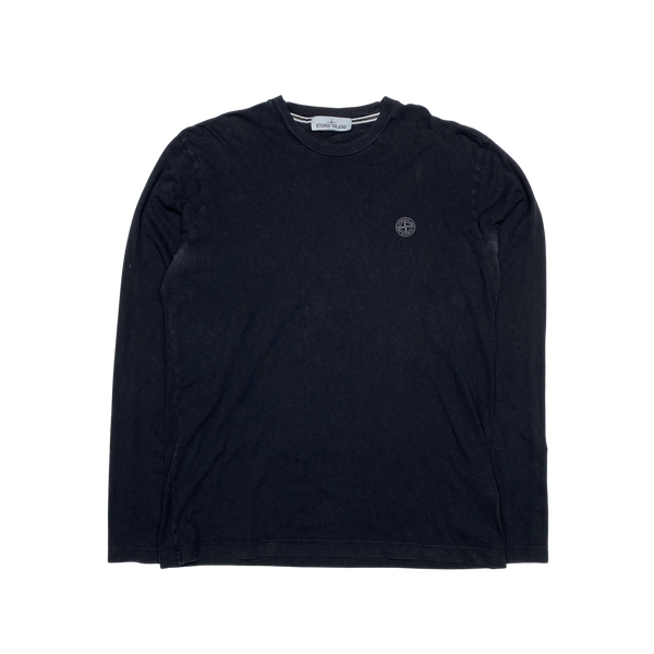 Stone Island 2016 Black Long Sleeve T Shirt