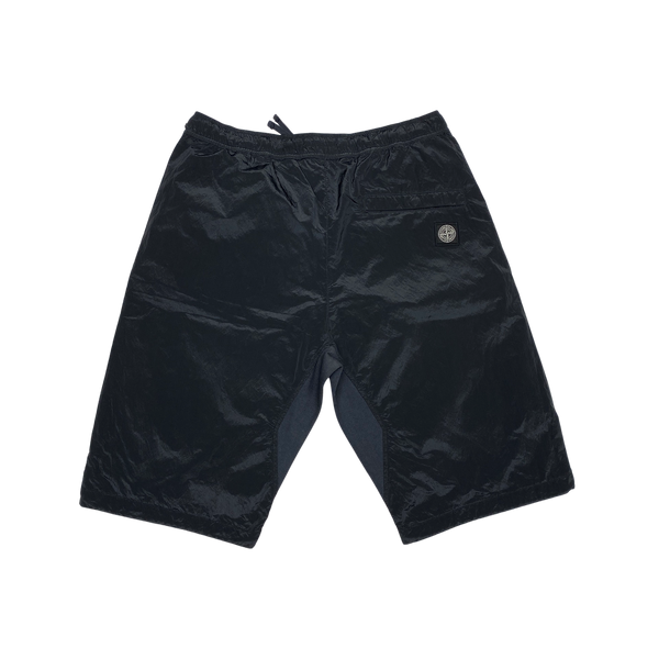 Stone Island 2017 Black Nylon Metal Shorts