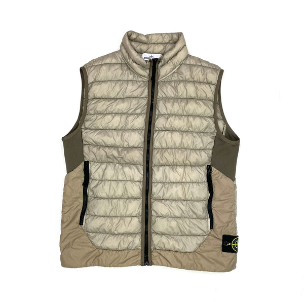 stone island DYED MICRO DOWN VEST 22AW-