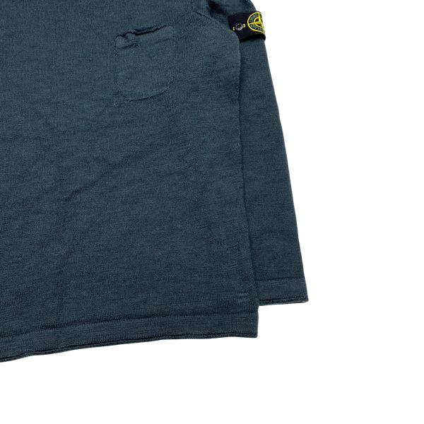 Stone Island Deep Green Knit Jumper