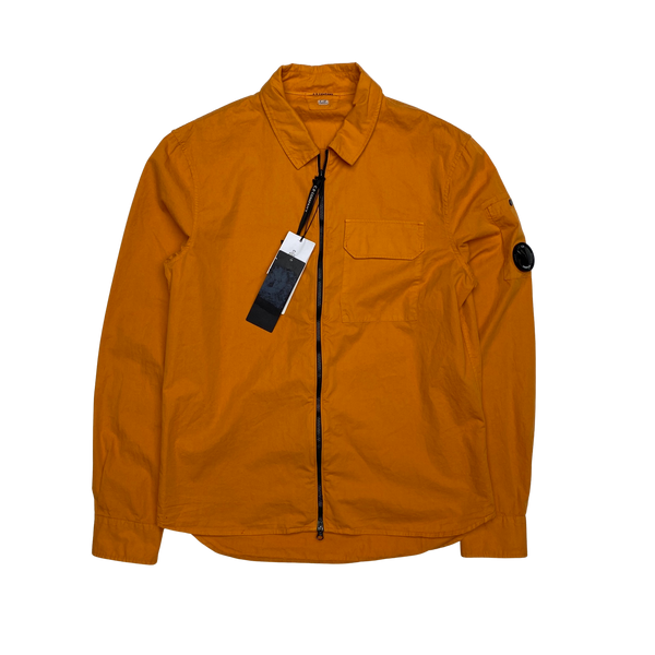 CP Company Orange Cotton Overshirt