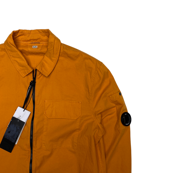CP Company Orange Cotton Overshirt
