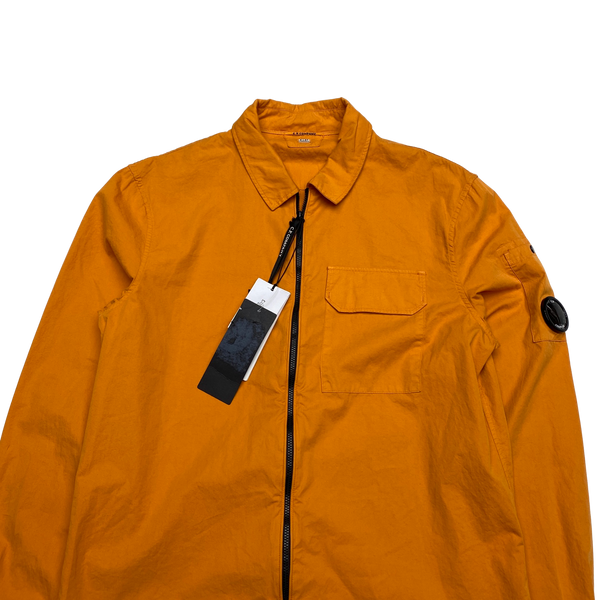 CP Company Orange Cotton Overshirt