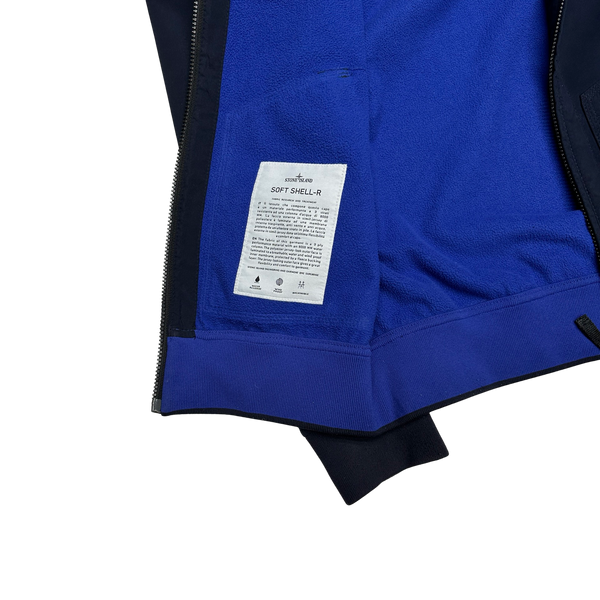 Stone Island 2012 Navy Fleece Lined Soft Shell R Jacket