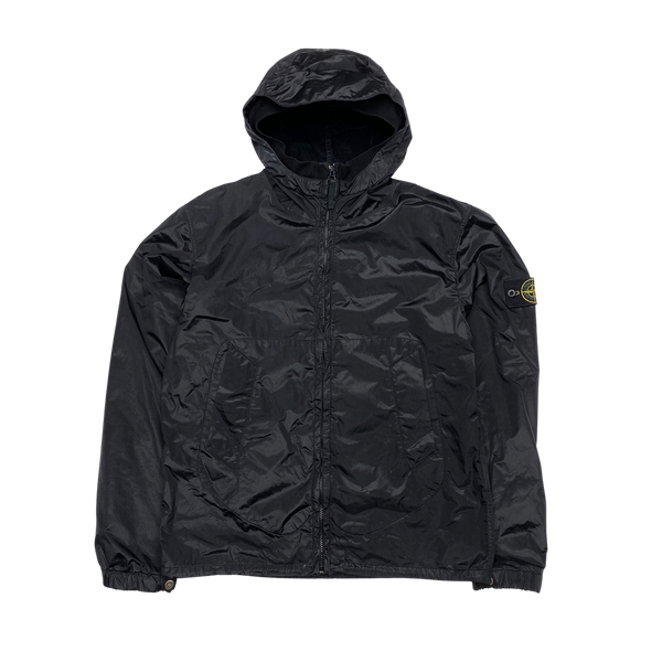 Stone Island Black 2009 Nylon Metal Velvet Lined Jacket