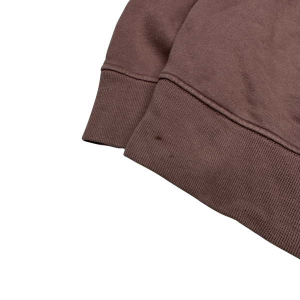 Stone Island 2018 Pink Cotton Crewneck Sweatshirt