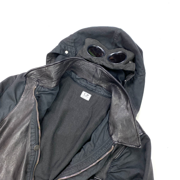 CP Company Calf Leather Goggle Field Jacket