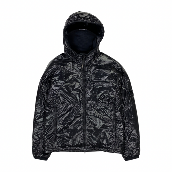 CP Company Black Face Mask Outline Primaloft Puffer